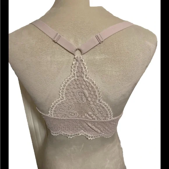 Maidenform Racerback Bra Underwire Pink 38C Front Closure - Picture 3 of 4